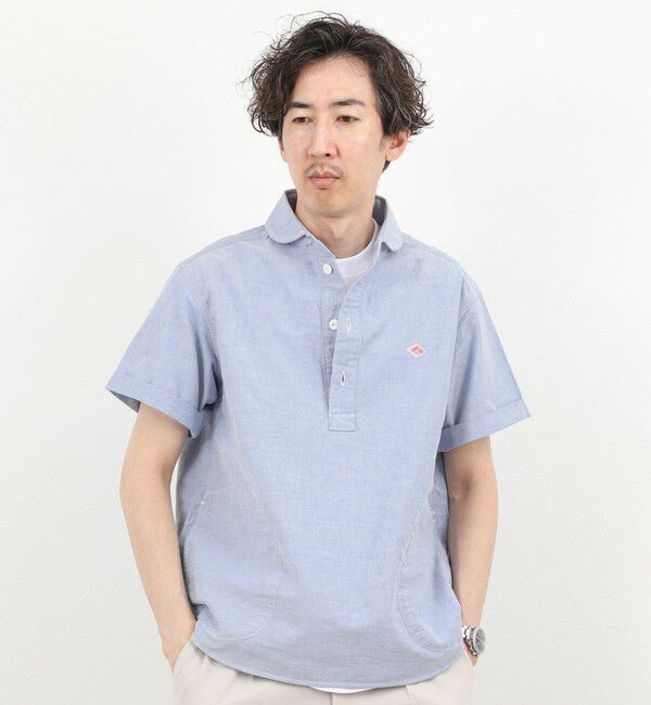 NOLLEY'S goodman「【DANTON/ダントン】ROUND COLLAR P.O SHIRT SS 26SS（DT-B0284 SOX）」|シャツ・ブラウス|