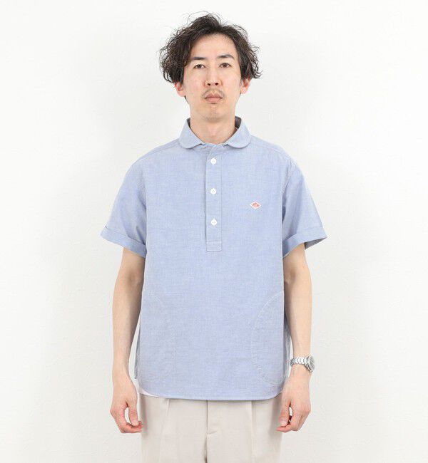 NOLLEY'S goodman「【DANTON/ダントン】ROUND COLLAR P.O SHIRT SS 26SS（DT-B0284 SOX）」|シャツ・ブラウス|