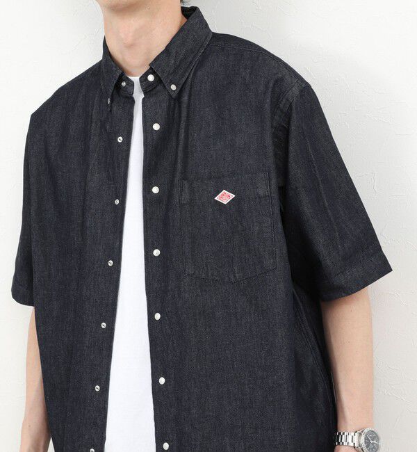 NOLLEY'S goodman「【DANTON/ダントン】DOT BUTTON B.D. SHIRT SS 26SS（DT-B0337 DUG）」|シャツ・ブラウス|