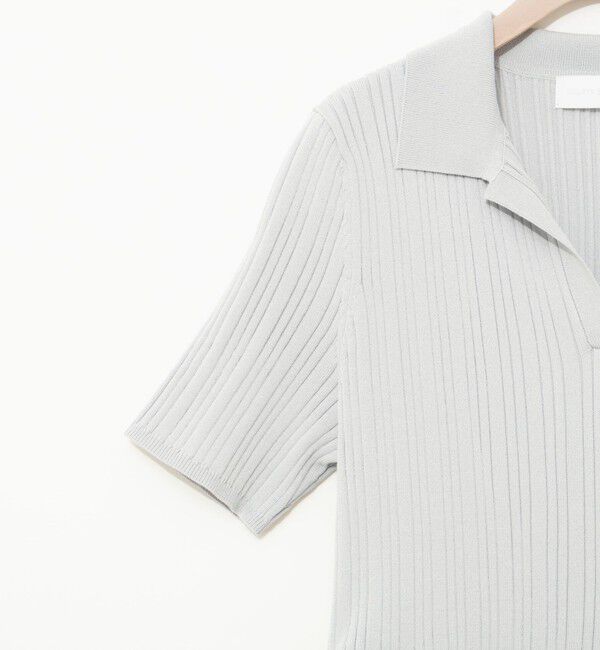 NOLLEY'S sophi「ウォッシャブルポロニットタイトスカートドッキングワンピース」|ワンピース|