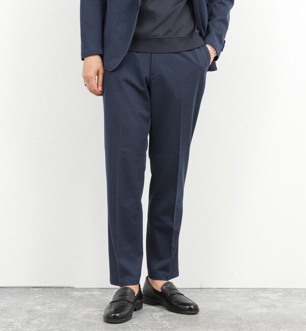 NOLLEY'S goodman「《ビジカジ/セットアップ対応》強撚バスケット イージーパンツ 26SS」|チノ|