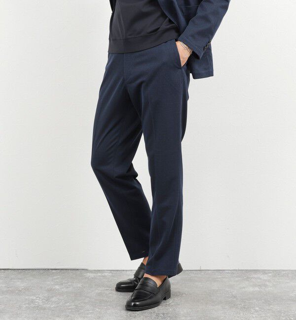 NOLLEY'S goodman「《ビジカジ/セットアップ対応》強撚バスケット イージーパンツ 26SS」|チノ|