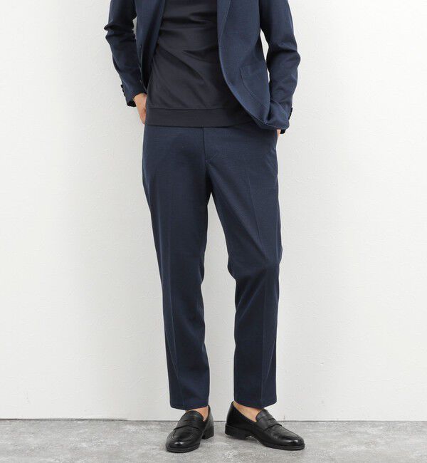 NOLLEY'S goodman「《ビジカジ/セットアップ対応》強撚バスケット イージーパンツ 26SS」|チノ|