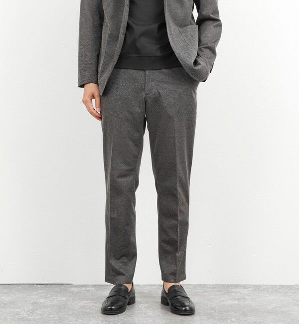 NOLLEY'S goodman「《ビジカジ/セットアップ対応》強撚バスケット イージーパンツ 26SS」|チノ|