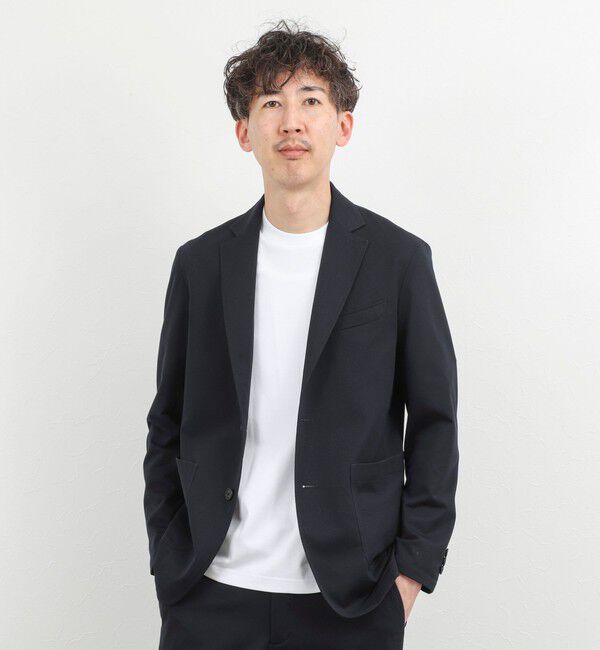 NOLLEY'S goodman「《ビジカジ/セットアップ対応》強撚バスケット イージージャケット 26SS」|テーラードジャケット|