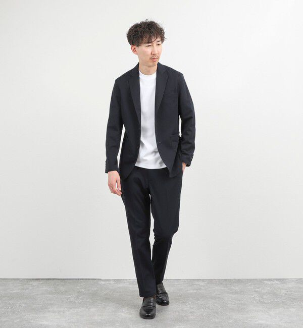 NOLLEY'S goodman「《ビジカジ/セットアップ対応》強撚バスケット イージージャケット 26SS」|テーラードジャケット|