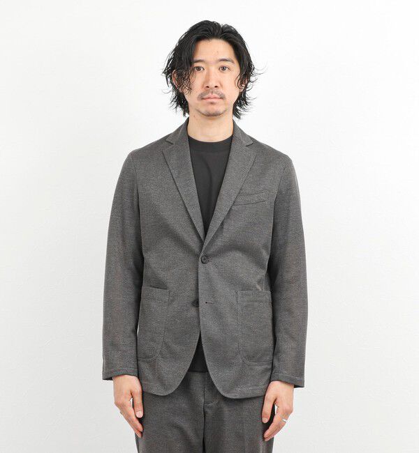 NOLLEY'S goodman「《ビジカジ/セットアップ対応》強撚バスケット イージージャケット 26SS」|テーラードジャケット|