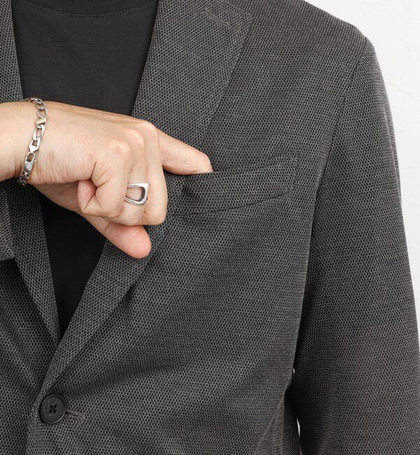 NOLLEY'S goodman「《ビジカジ/セットアップ対応》強撚バスケット イージージャケット 26SS」|テーラードジャケット|