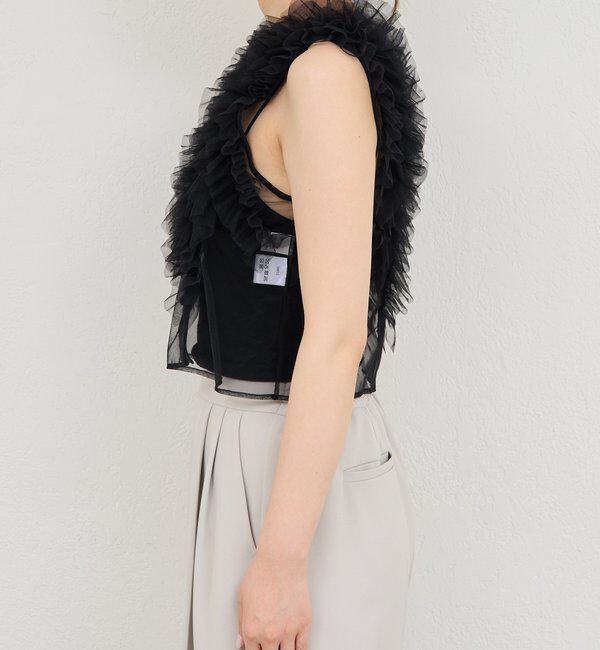  「チュールフリルブラウス」|シャツ・ブラウス|