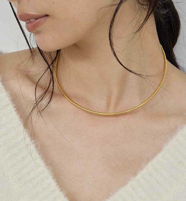  「【2.718】ラウンドチョーカー」|リング|ゴールド系