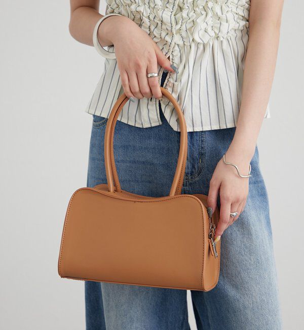  「WハンドルモチーフBAG」|トートバッグ|