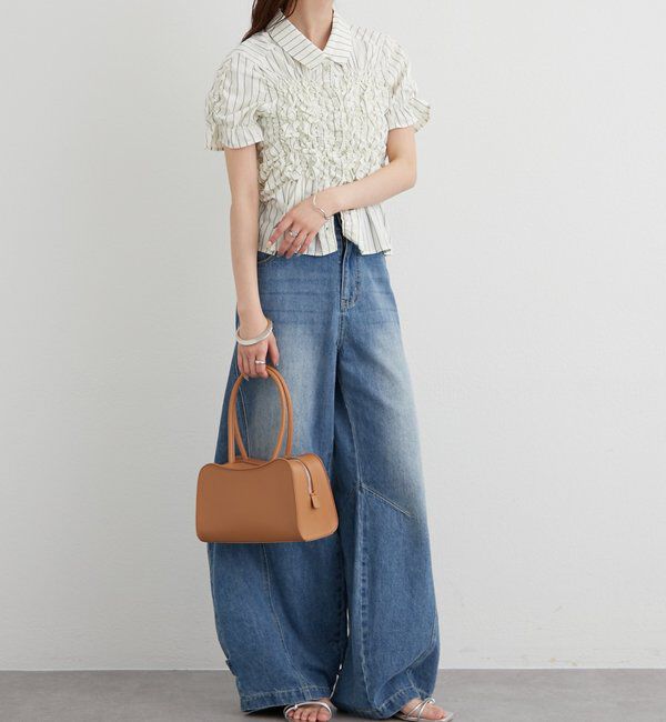  「WハンドルモチーフBAG」|トートバッグ|