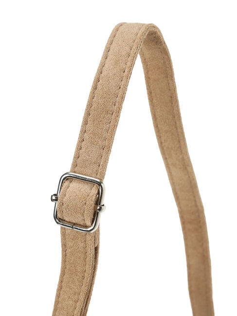 Samansa Mos2「スウェードライクフリンジ巾着バッグ」|その他|