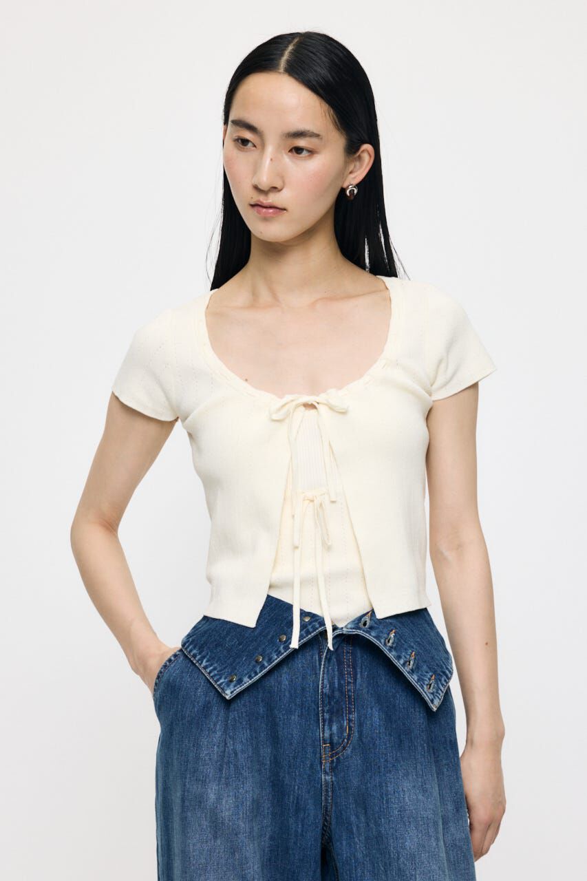 MOUSSY「STITCH DETAIL CD & キャミ」|ニット・セーター|