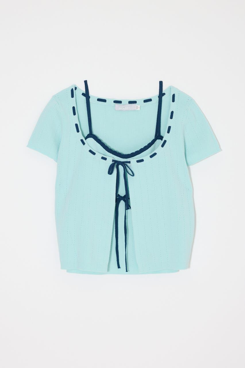 MOUSSY「STITCH DETAIL CD & キャミ」|ニット・セーター|