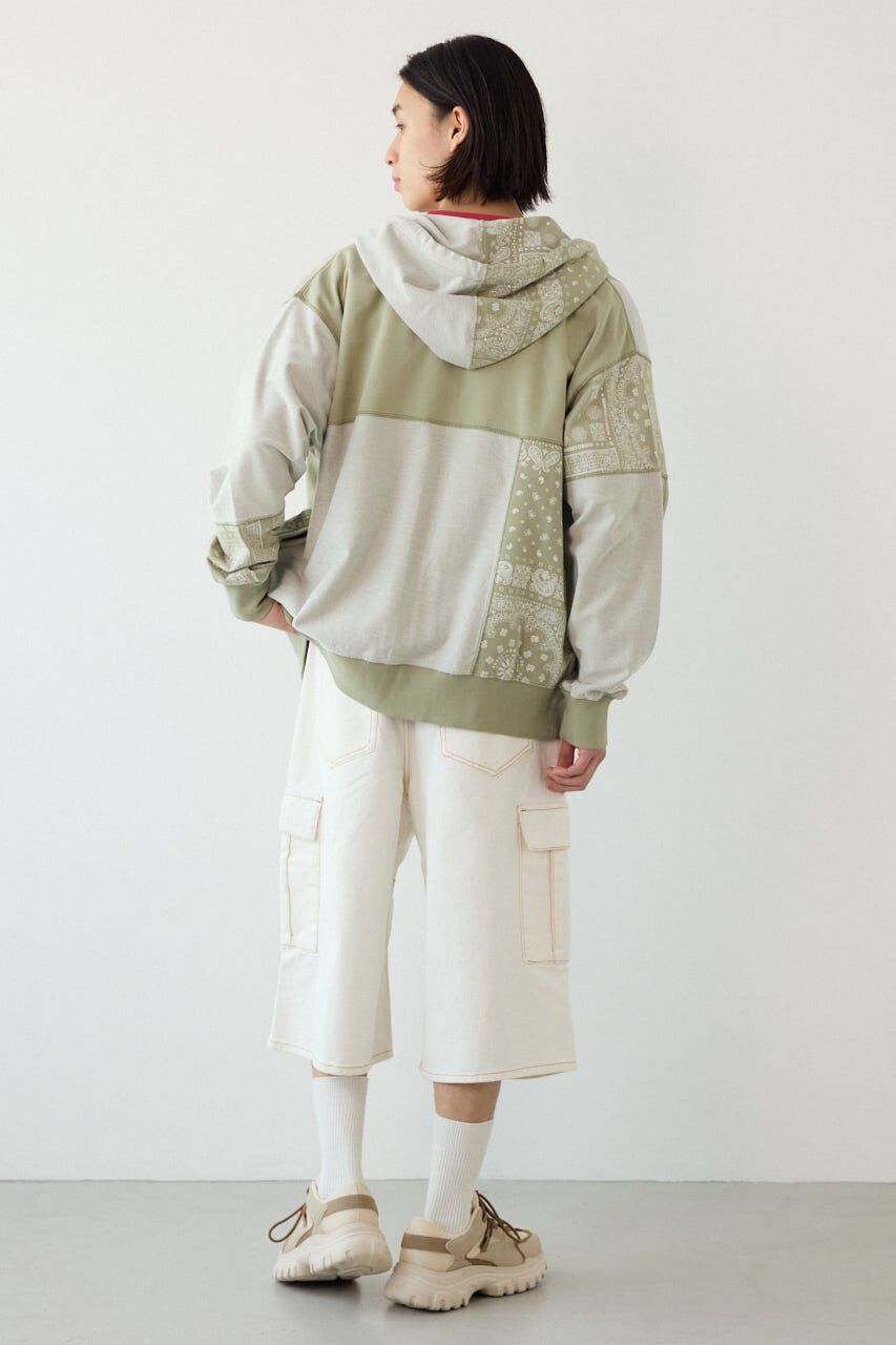 RODEO CROWNS「パッチワークZIPパーカー」|パーカー|