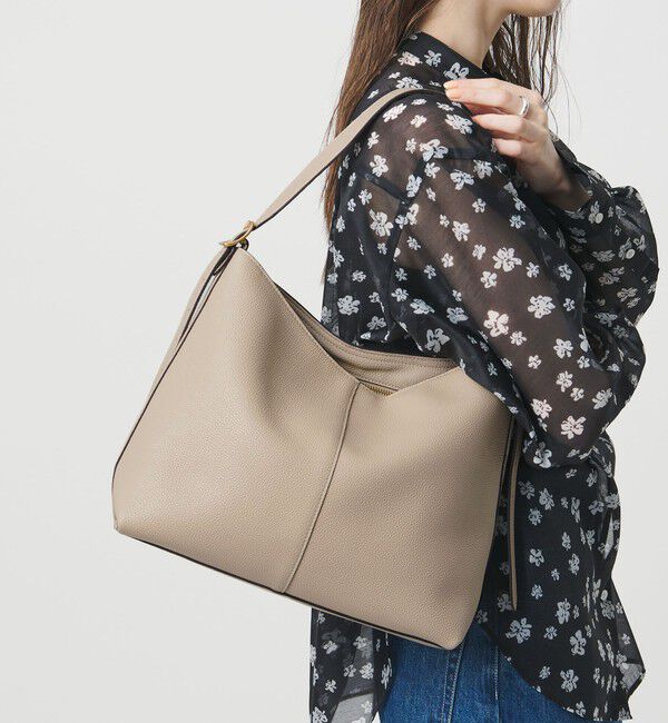 UNITED ARROWS「サイドバックル ワンショルダー バッグ」|ショルダー・メッセンジャー|BEIGE