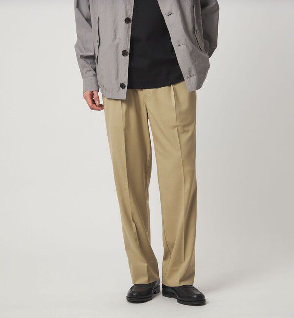 UNITED ARROWS green label relaxing「【別注】＜Dickies＞GLR TR 1プリーツ ワイドテーパード パンツ スラックス」|スラックス|