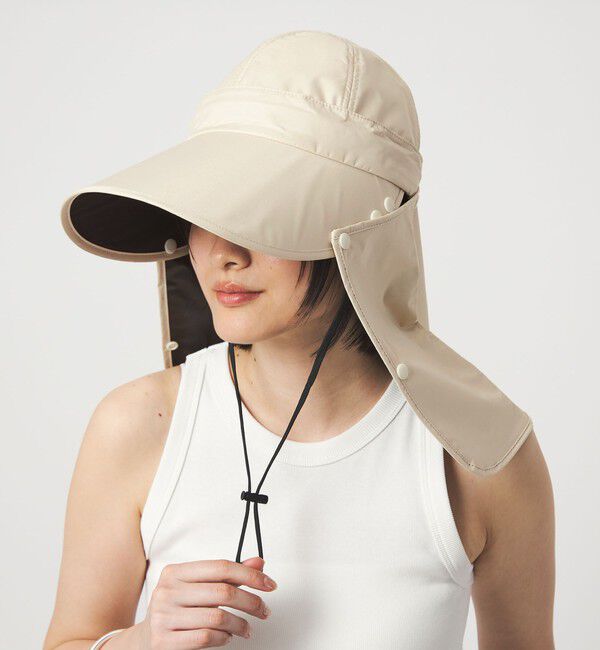 UNITED ARROWS green label relaxing「【WEB限定】＜Wpc.＞UVO 4WAY サンバイザー UVカット・はっ水」|キャップ・キャスケット|