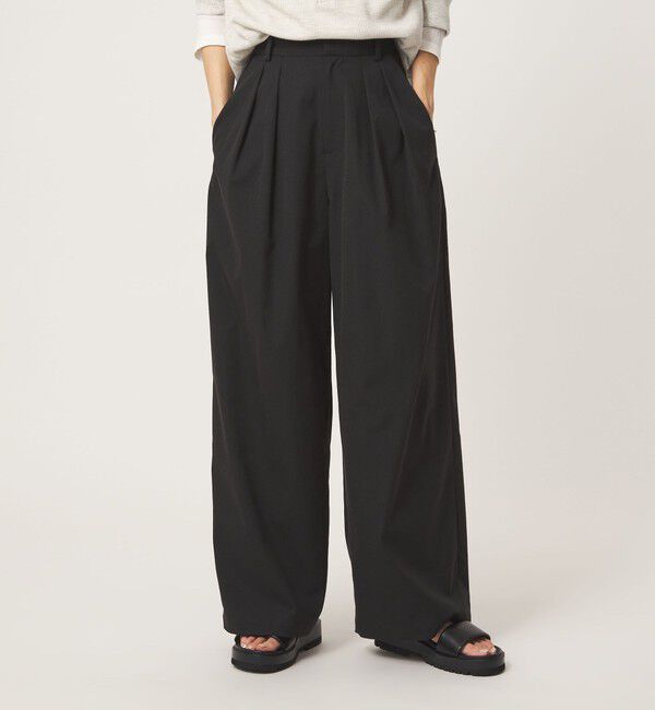 UNITED ARROWS green label relaxing「【WEB限定】＜at ease＞オルマイ スラックス ストレッチ UVカット」|スラックス|