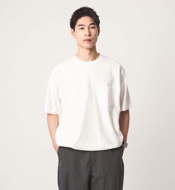 UNITED ARROWS green label relaxing「ヴィンテージライク ヘビーウェイト ドローストリング 半袖 Tシャツ カットソー」|Tシャツ・カットソー|