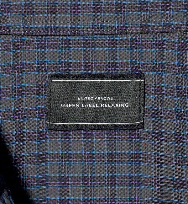 UNITED ARROWS green label relaxing「ナイロン コットン チェック ジャストルーズ 長袖 シャツ」|シャツ・ブラウス|