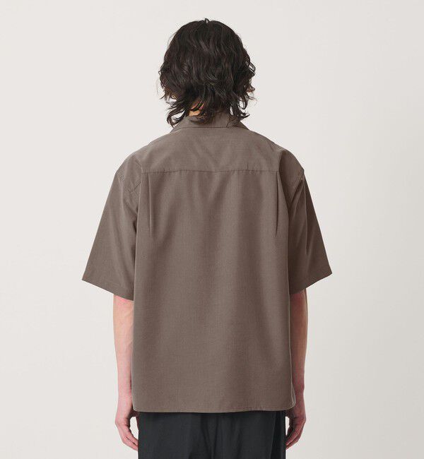 BEAUTY&YOUTH UNITED ARROWS「ドレーピー ディープ オープンカラー シャツ GRANDE型」|シャツ・ブラウス|