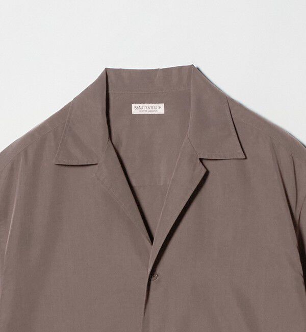 BEAUTY&YOUTH UNITED ARROWS「ドレーピー ディープ オープンカラー シャツ GRANDE型」|シャツ・ブラウス|