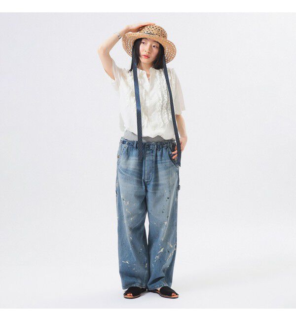 BEAMSBOY「ドビー フリル ショートスリーブ シャツ」|シャツ・ブラウス|