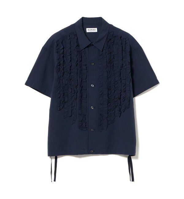 BEAMSBOY「ドビー フリル ショートスリーブ シャツ」|シャツ・ブラウス|
