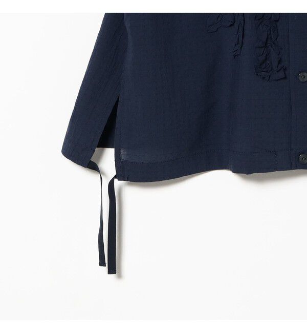 BEAMSBOY「ドビー フリル ショートスリーブ シャツ」|シャツ・ブラウス|