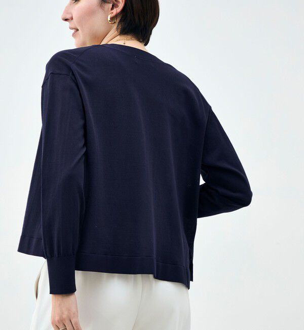 NOLLEY'S「【一部WEB限定カラー】《手洗い可能》エアリータッチゆったりVネックカーディガン」|カーディガン|