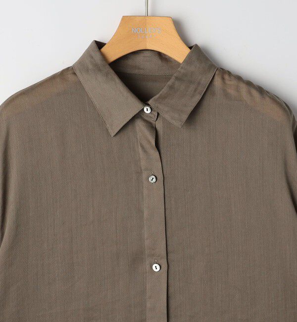 NOLLEY'S sophi「ウォッシャブルフィブリルラミーマルチウェイシャツ」|シャツ・ブラウス|
