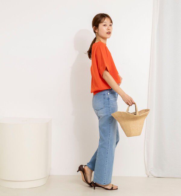 NOLLEY'S「《手洗い可能》コットンセルロースリラックスプルオーバー」|ニット・セーター|