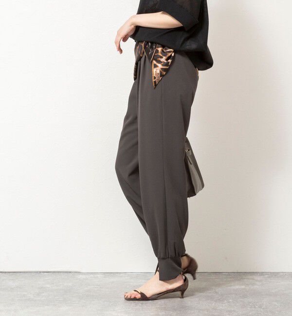 NOLLEY'S「【WEB＆一部店舗限定カラー】《セットアップ対応》ジョーゼットジョガーパンツ」|チノ|