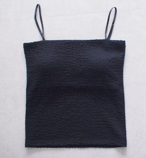  「【earthy_/アーシー】カップ付きジャガードキャミ」|Tシャツ・カットソー|