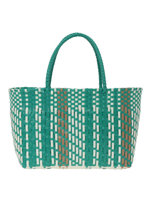 Samansa Mos2「カラーマルシェバスケット≪S≫」|その他|グリーン