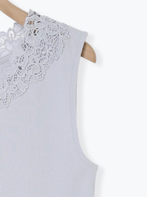 Samansa Mos2「後ろパーツレースインナー」|Tシャツ・カットソー|