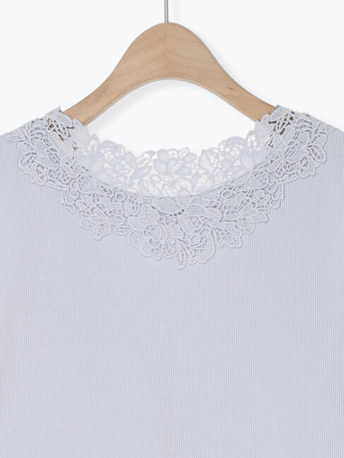 Samansa Mos2「後ろパーツレースインナー」|Tシャツ・カットソー|