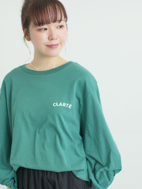 Samansa Mos2「袖タックTシャツ」|Tシャツ・カットソー|