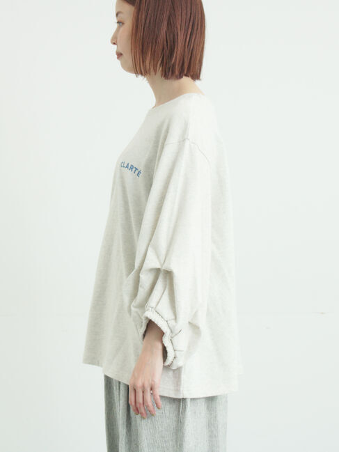 Samansa Mos2「袖タックTシャツ」|Tシャツ・カットソー|