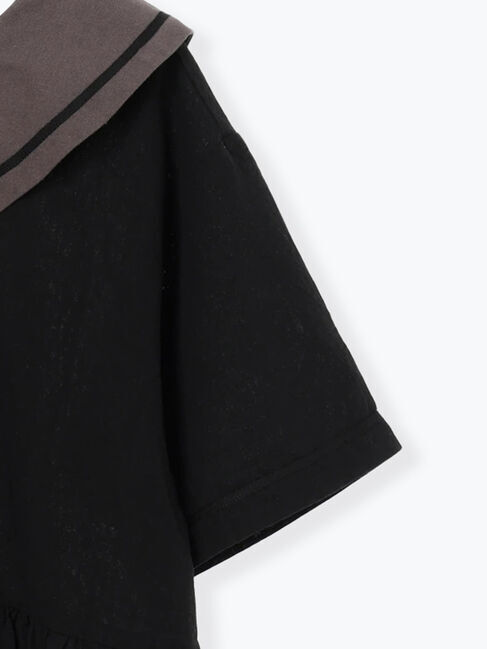 Samansa Mos2「ビッグ襟前後2WAYワンピース」|ワンピース|