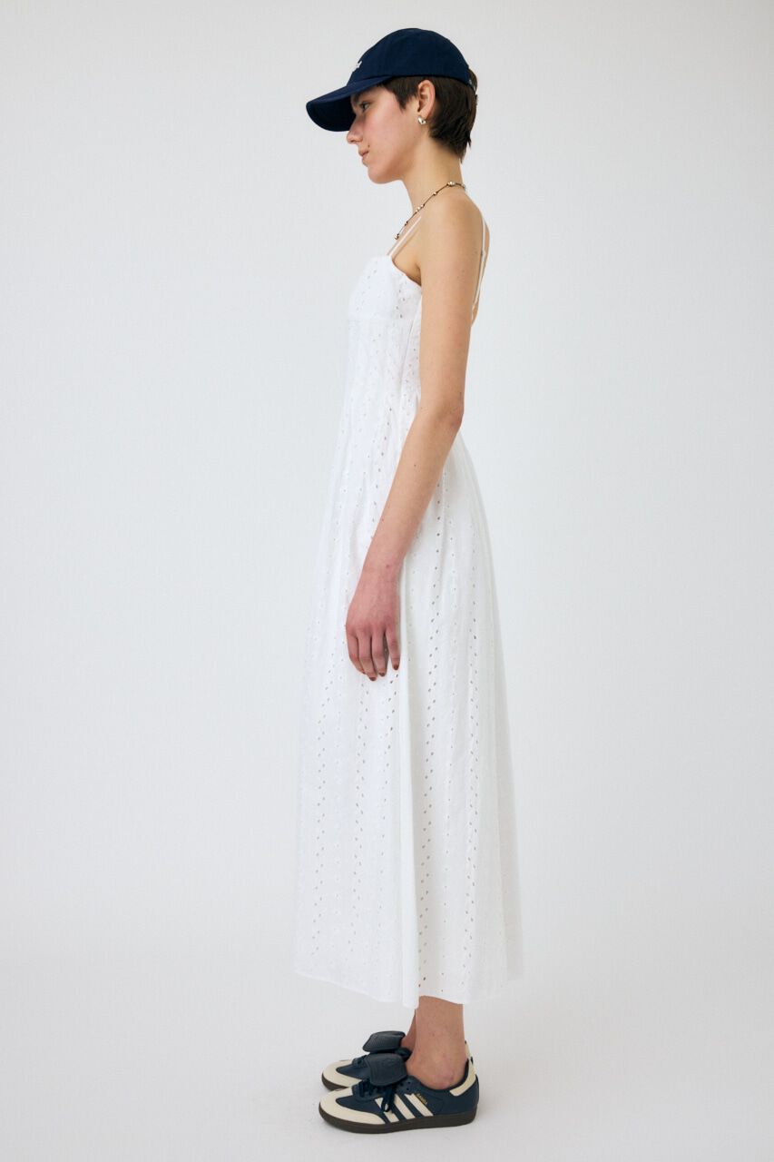 MOUSSY「EYELET LACE ドレス」|ワンピース|