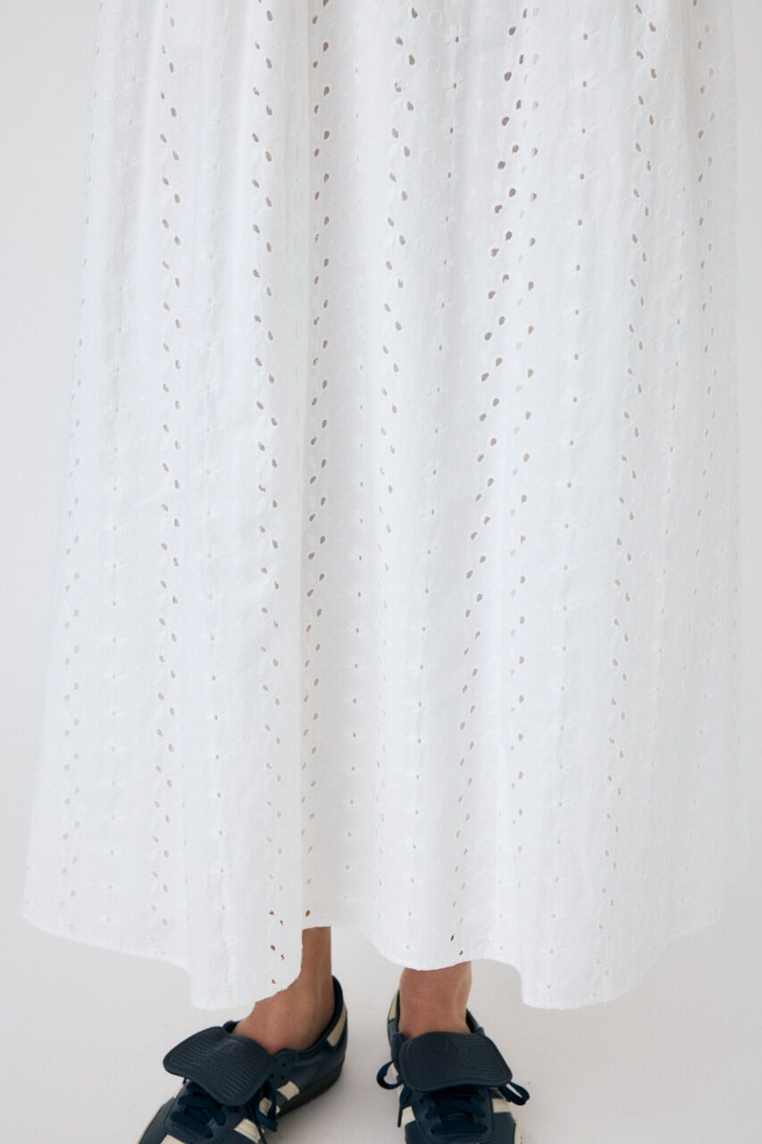 MOUSSY「EYELET LACE ドレス」|ワンピース|