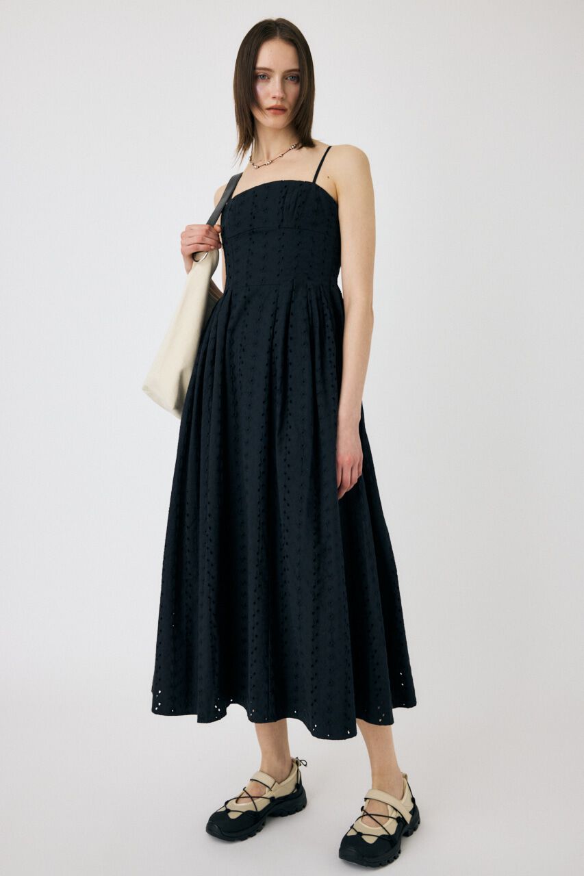 MOUSSY「EYELET LACE ドレス」|ワンピース|