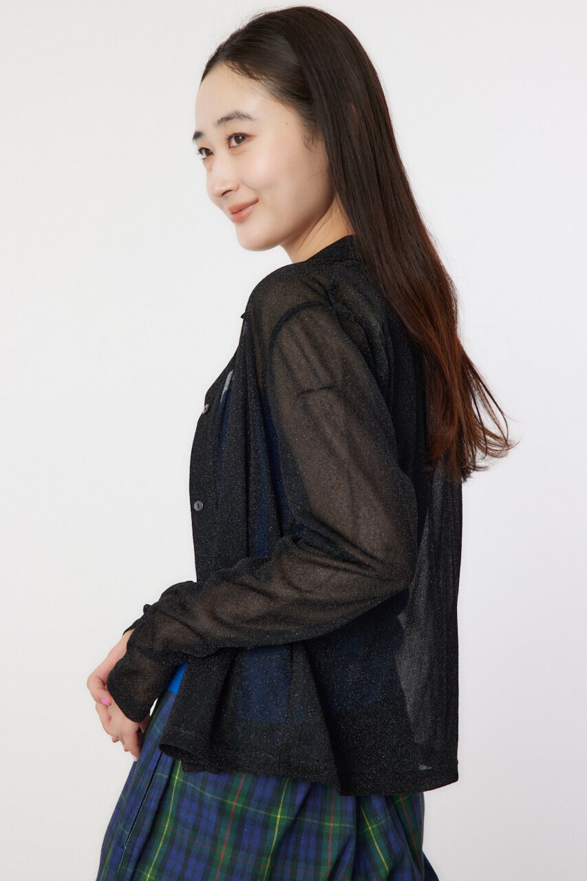 RODEO CROWNS「ラメシアーシャツ」|シャツ・ブラウス|