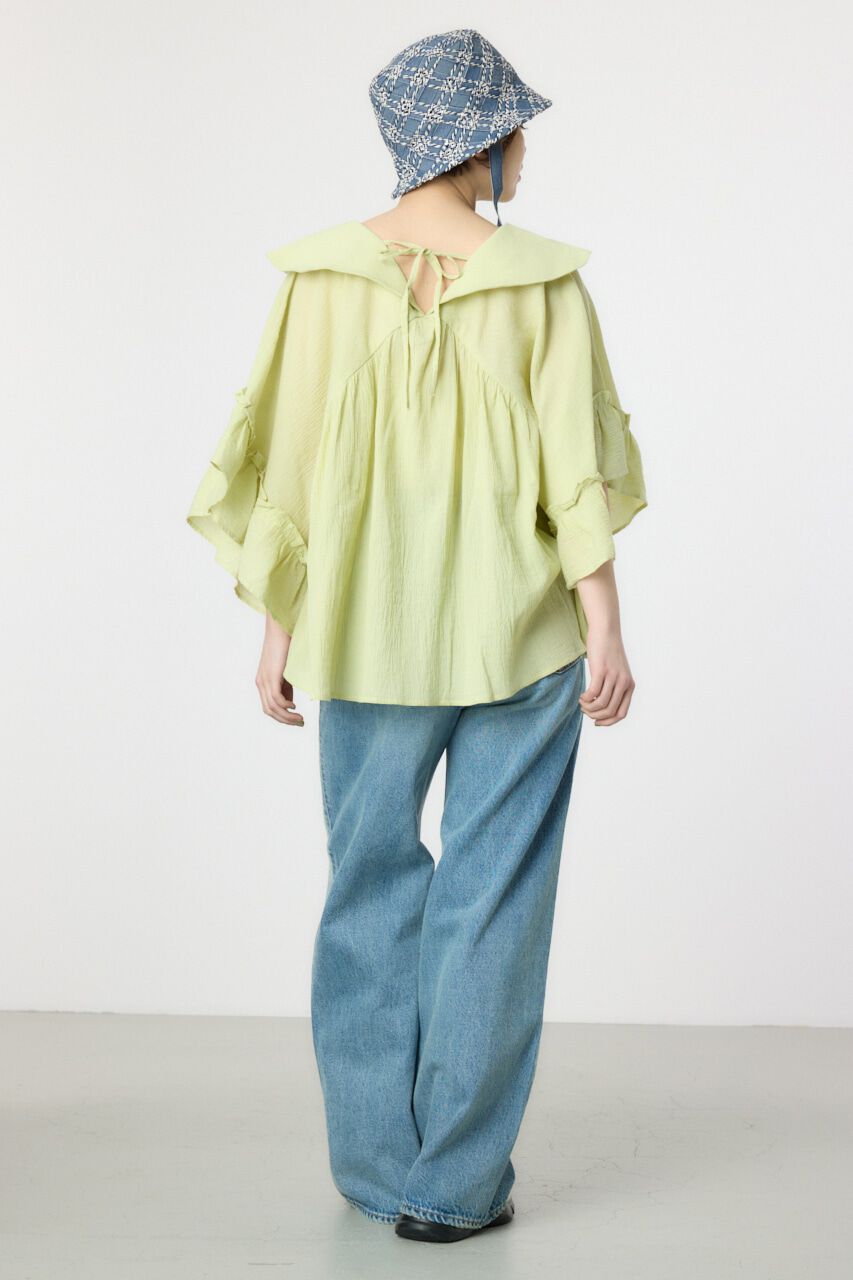 RODEO CROWNS「ボリュームフリルチュニック」|シャツ・ブラウス|