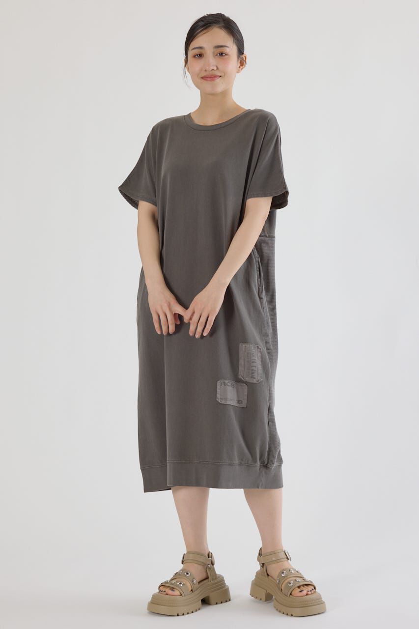 RODEO CROWNS「2way ワッフルコンビカットロングワンピース」|ワンピース|