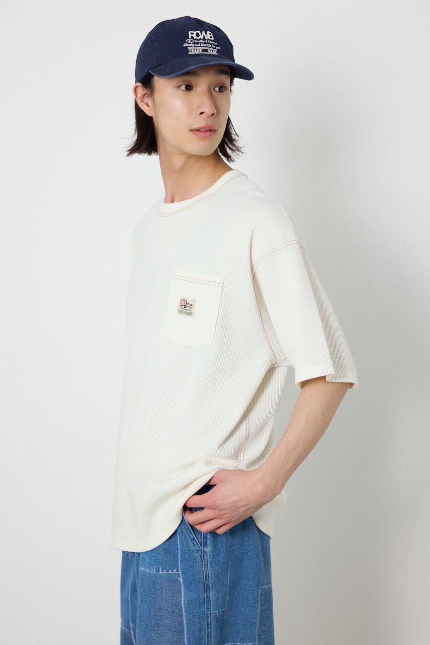 RODEO CROWNS「ピグメントワッフルTシャツ」|Tシャツ・カットソー|