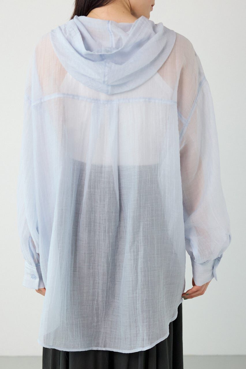 RODEO CROWNS「ワッシャーフーディーシャツ」|シャツ・ブラウス|